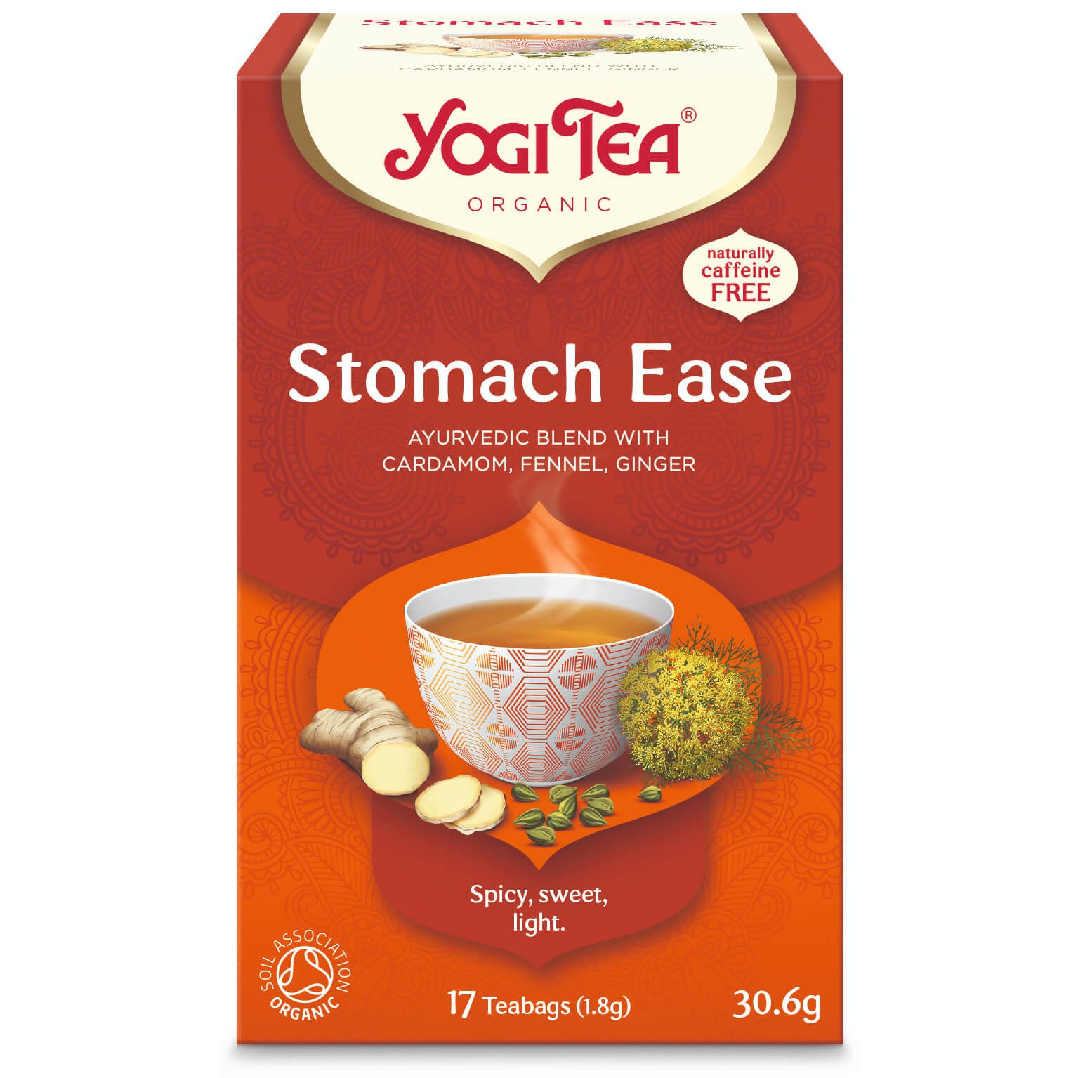 Herbata Na Trawienie (Stomach Ease) BIO (17 × 1,8 g) 30,6 g - Yogi Tea
