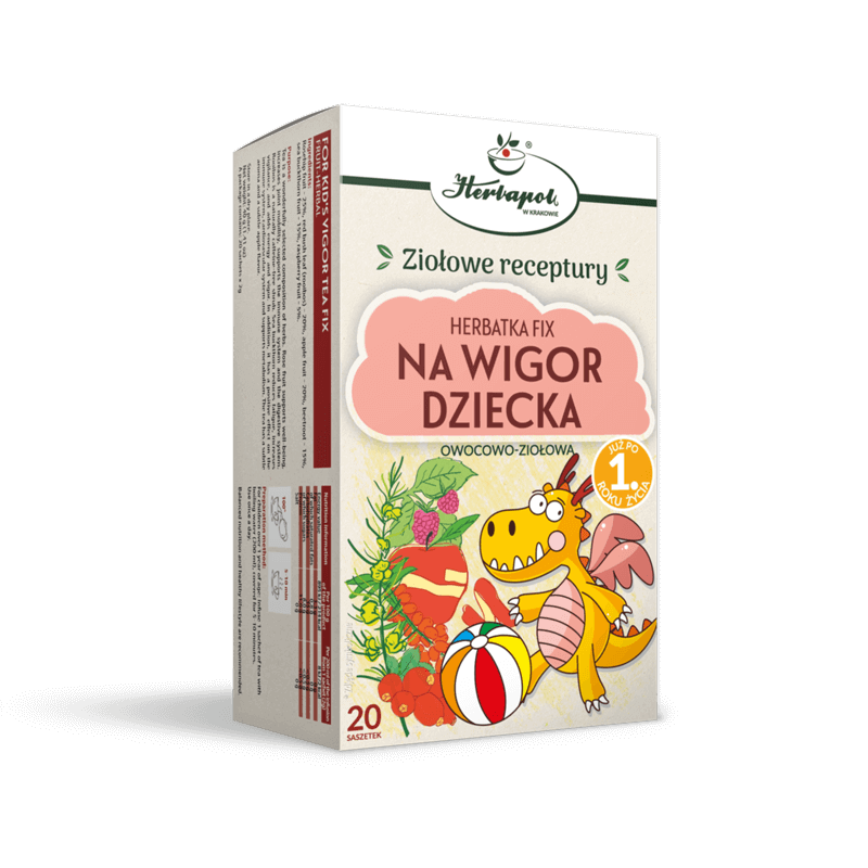 Herbata Na Wigor Dziecka fix (20 × 2 g) 40 g - Herbapol Kraków