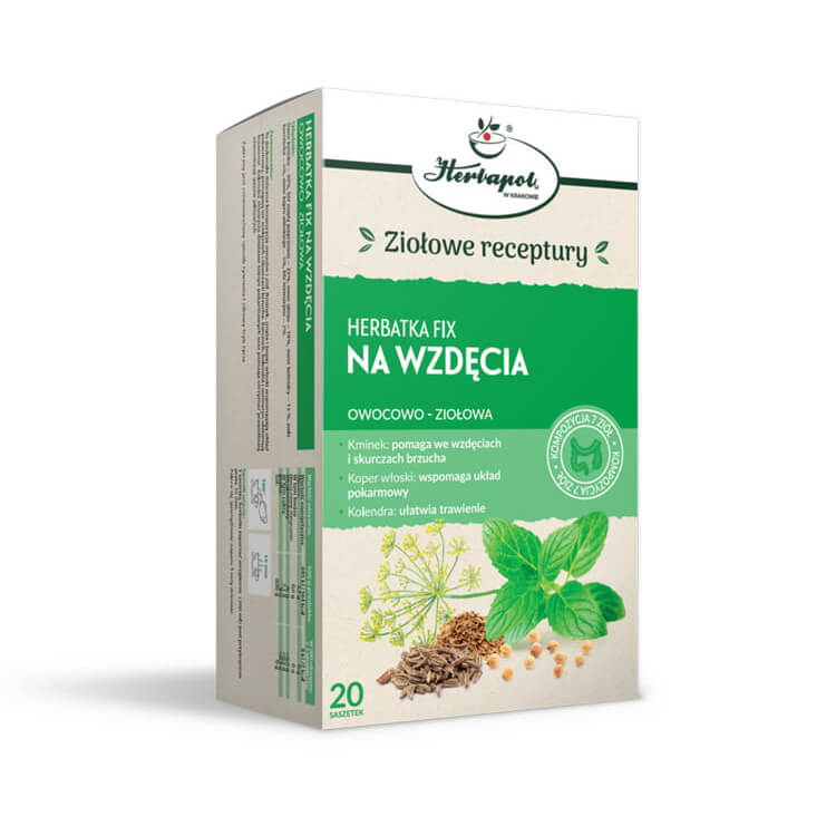 Herbata Na Wzdęcia fix (20 × 2 g) 40 g - Herbapol Kraków