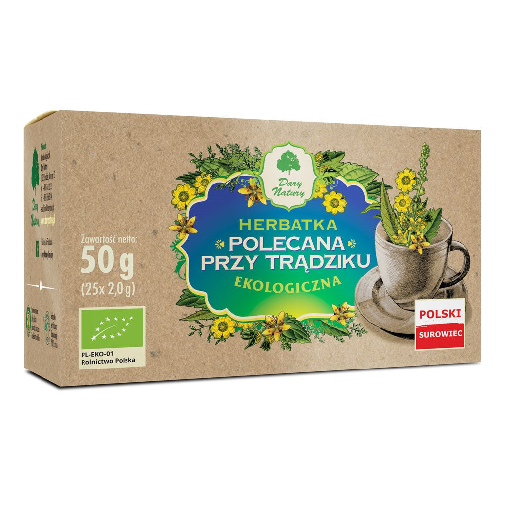 Herbata Polecana Przy Trądziku BIO (25 x 2 g) 50 g - Dary Natury