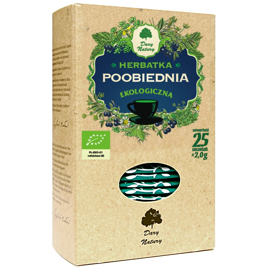 Herbata Poobiednia BIO (25 x 2 g) 50 g - Dary Natury