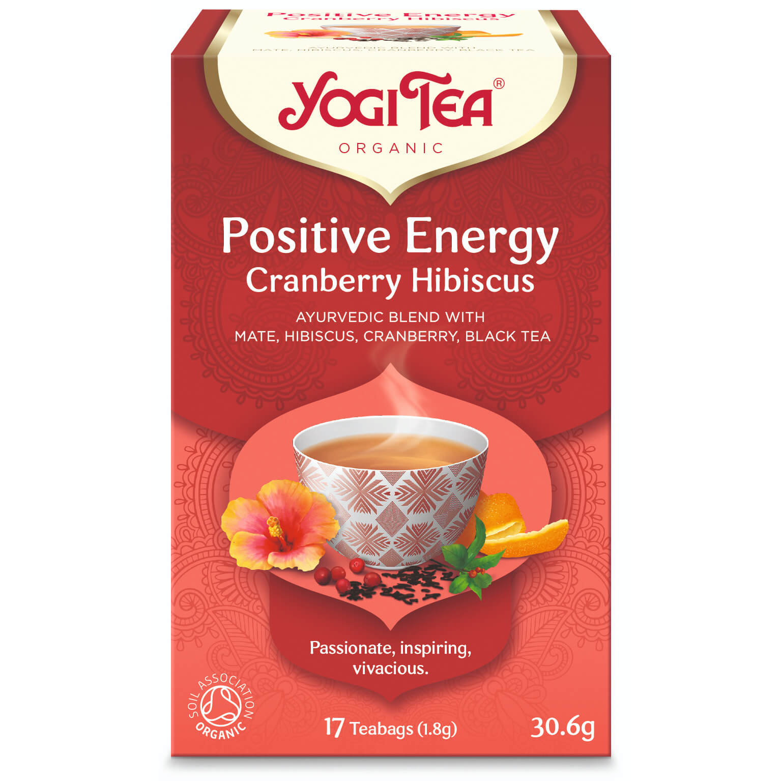 Herbata Pozytywna Energia (Positive Energy) BIO (17 × 1,8 g) 30,6 g - Yogi Tea