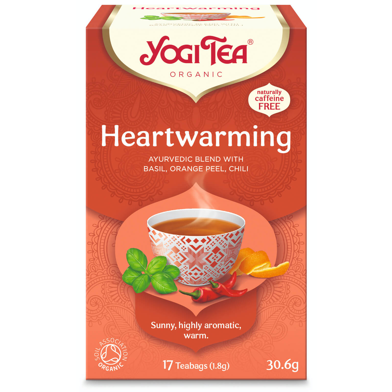 Herbata Rozgrzewająca (Heartwarming) BIO (17 × 1,8 g) 30,6 g - Yogi Tea