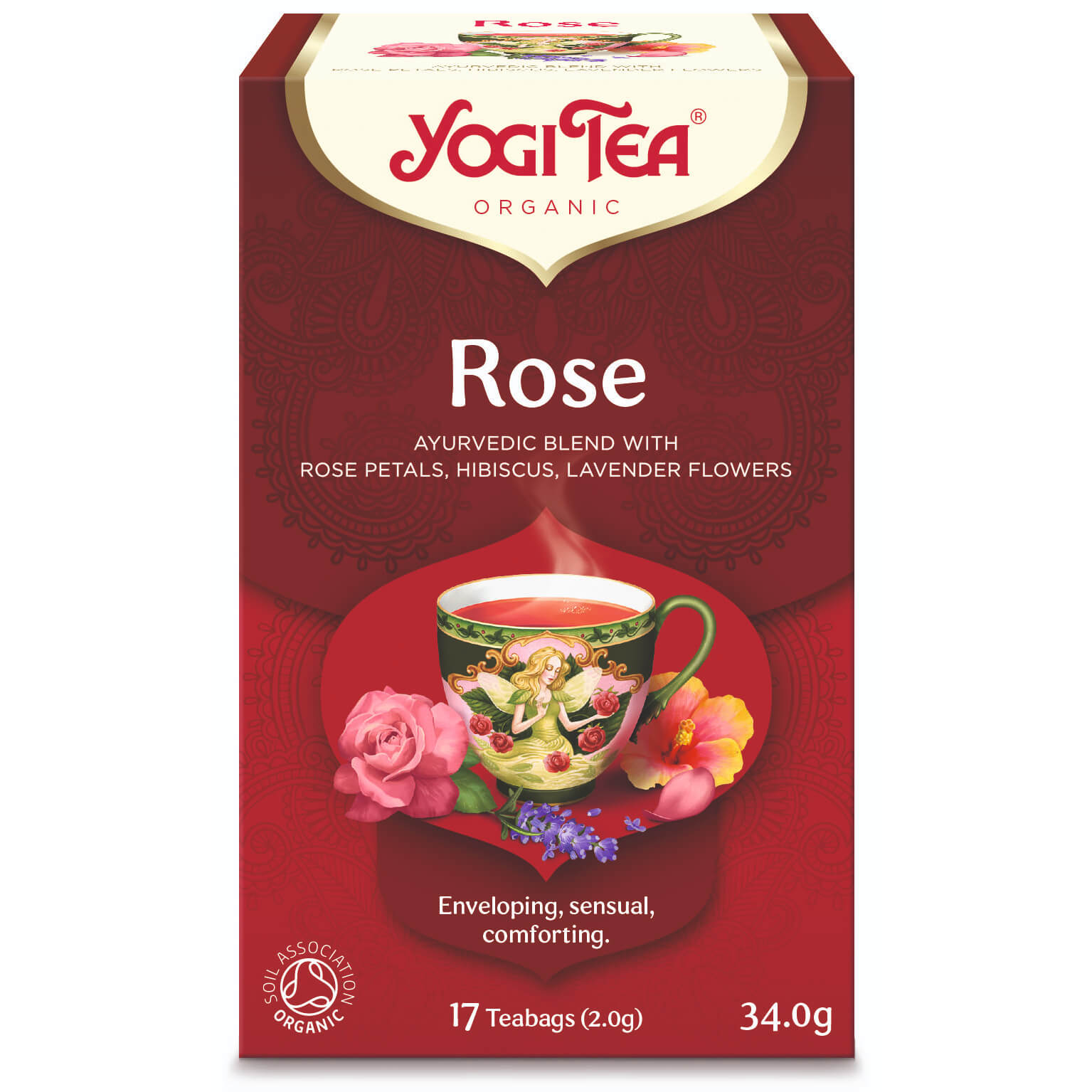 Herbata Tao Rose BIO (17 × 2 g) 34 g - Yogi Tea
