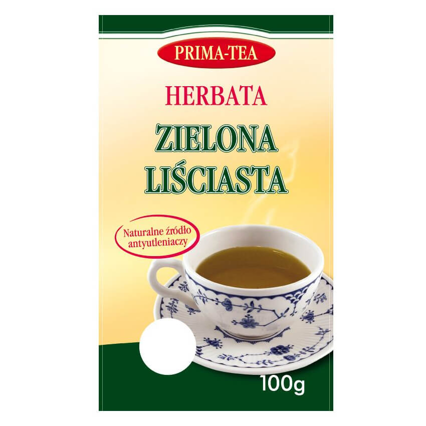 Herbata zielona liściasta 100 g - Prima-Tea