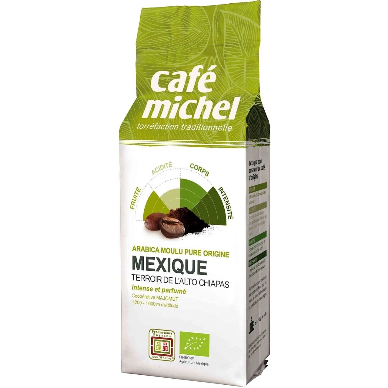 Kawa mielona Arabica Meksyk Fair Trade BIO 250 g - Cafe Michel