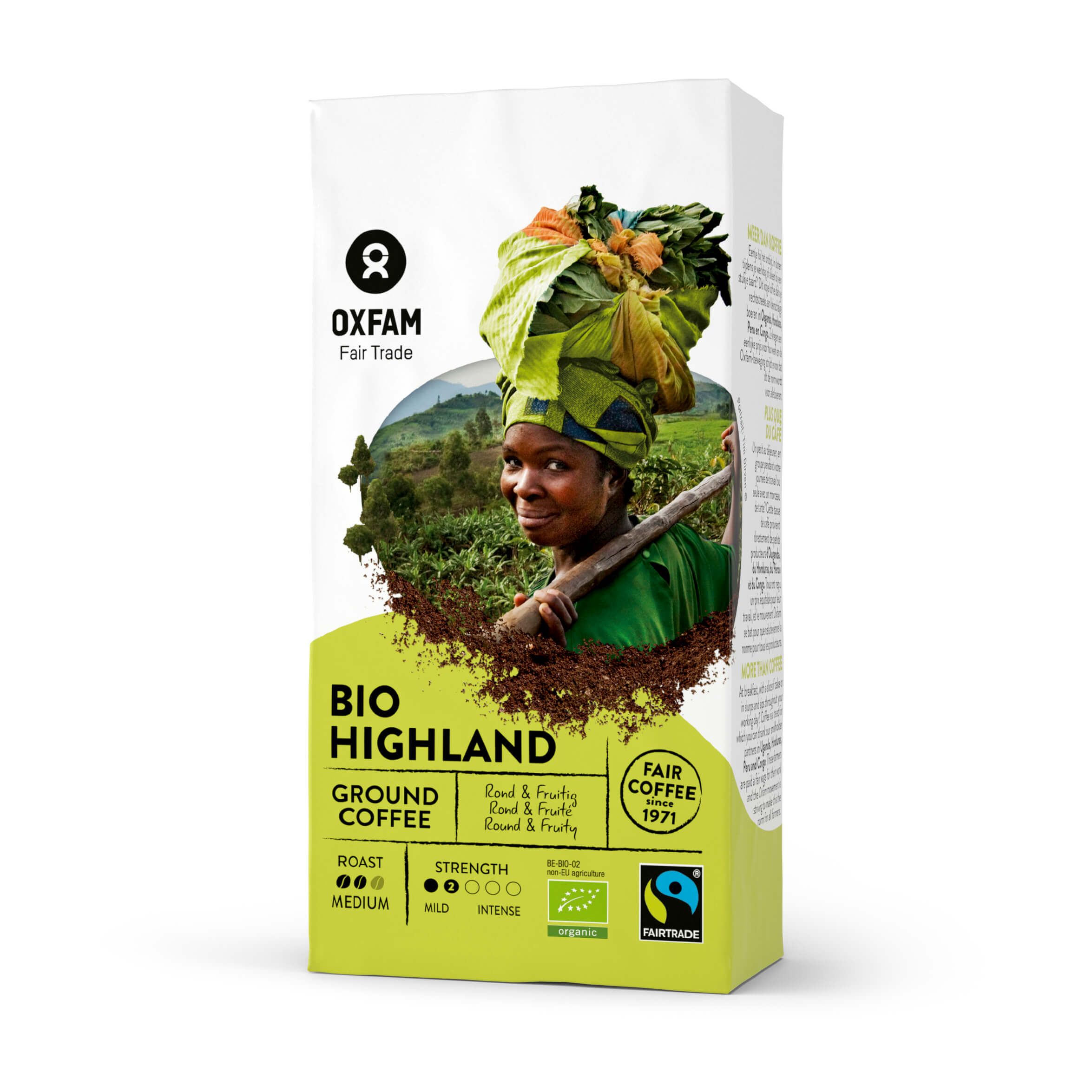 Kawa mielona Arabica Wysokogórska Fair Trade BIO 250 g - Oxfam