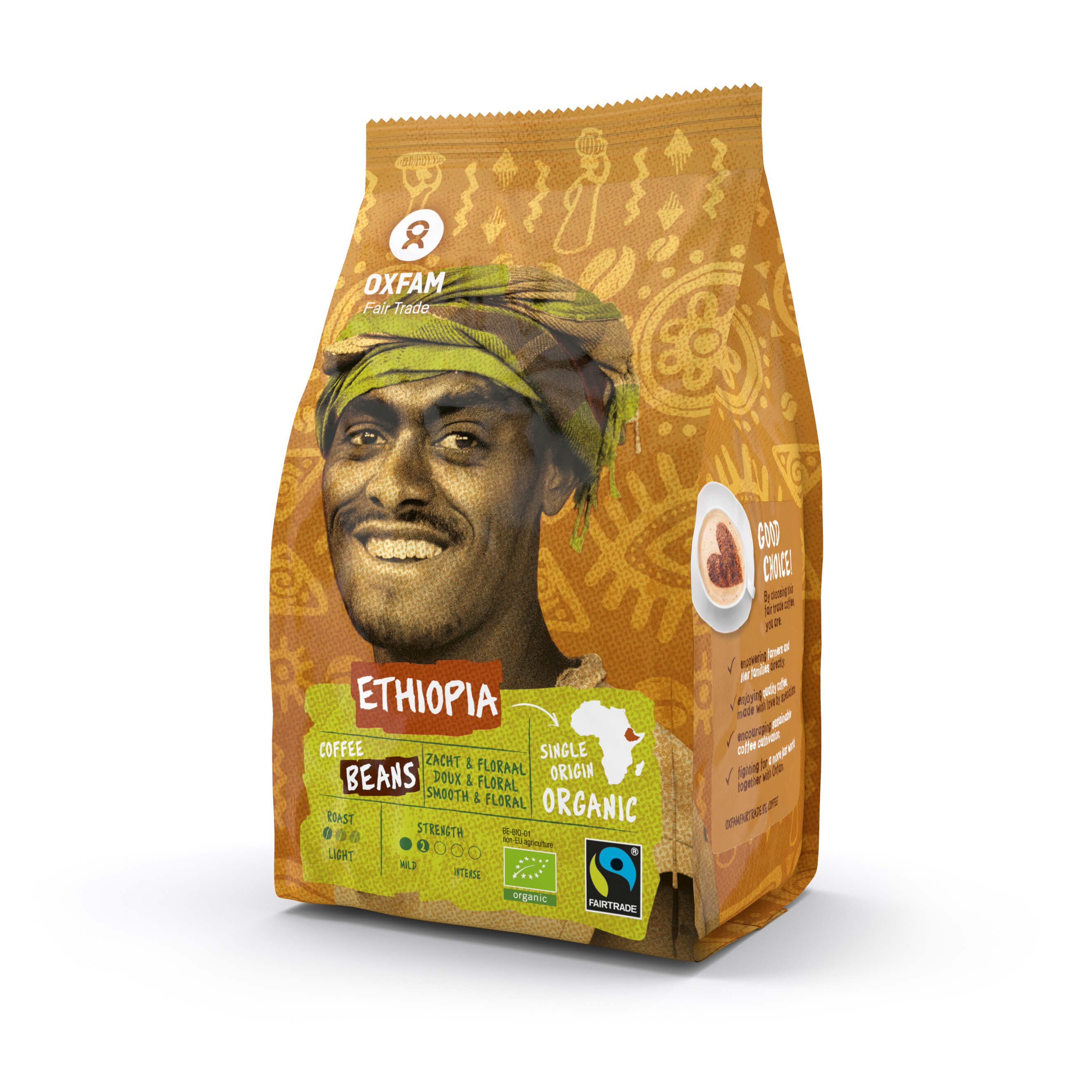 Kawa ziarnista Arabica Etiopia Fair Trade BIO 250 g - Oxfam