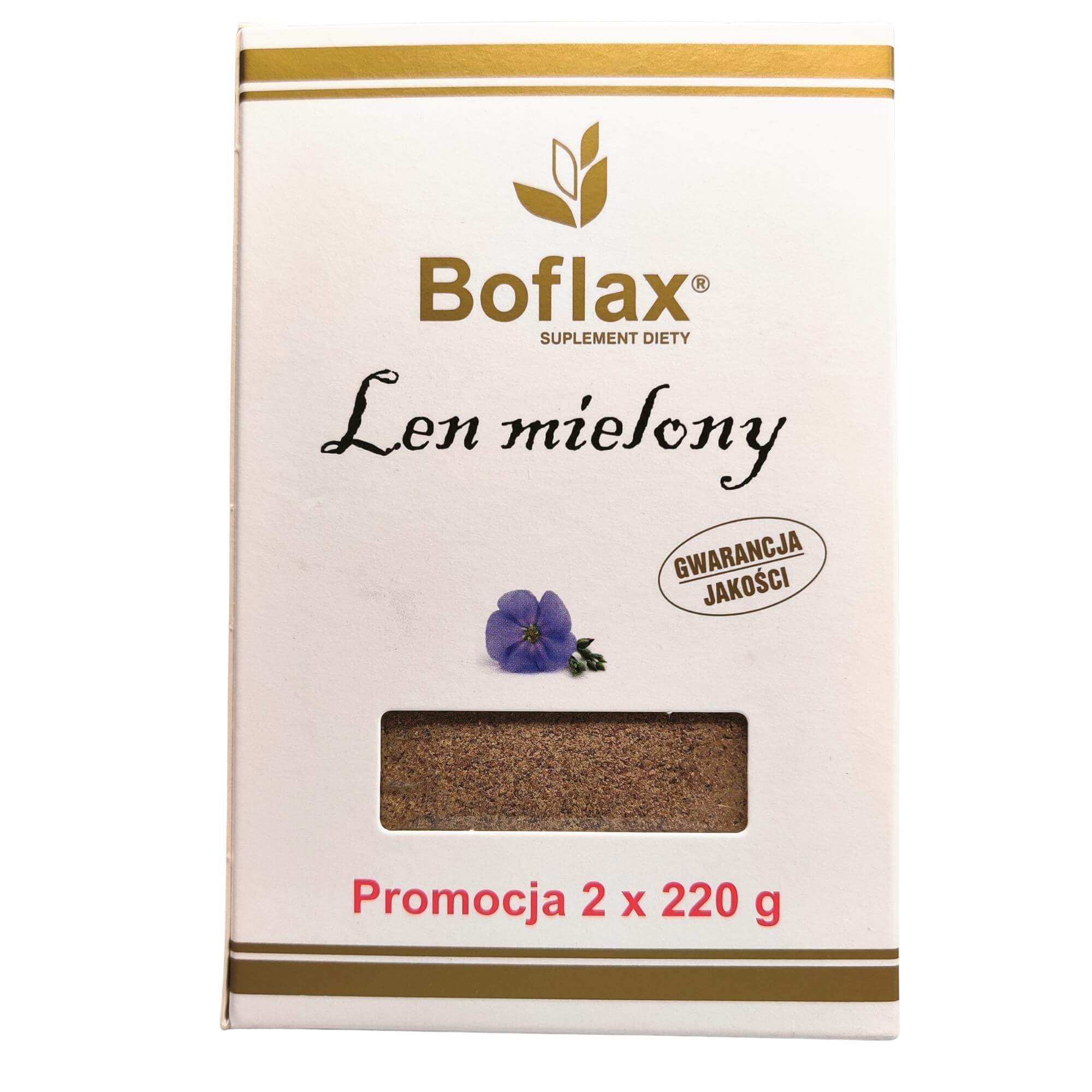 Len mielony 2 x 220 g - Boflax