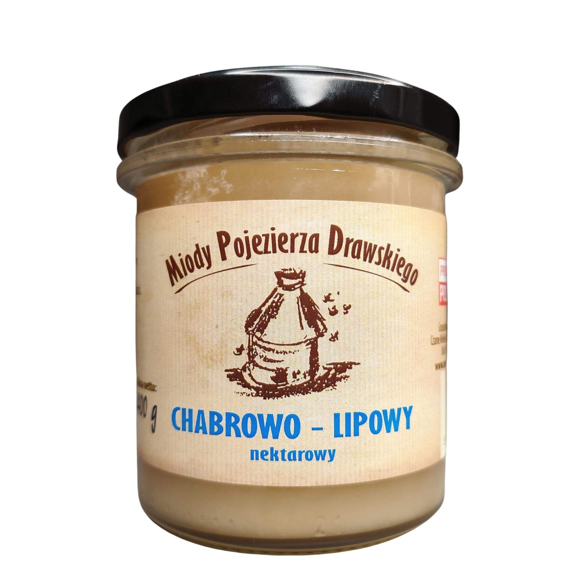 Miód chabrowo-lipowy 400 g - Miody Pojezierza Drawskiego