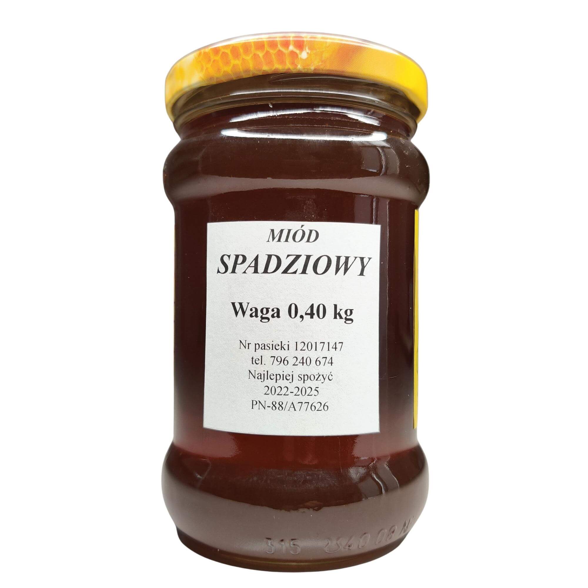 Miód spadziowy 400 g - Pasieka Horyń