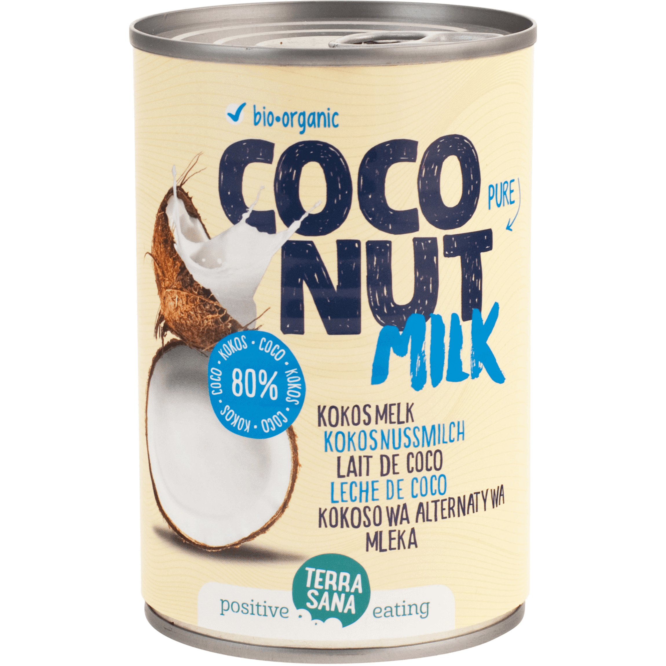 Napój kokosowy (22% tłuszczu) BIO 400 ml - Terrasana