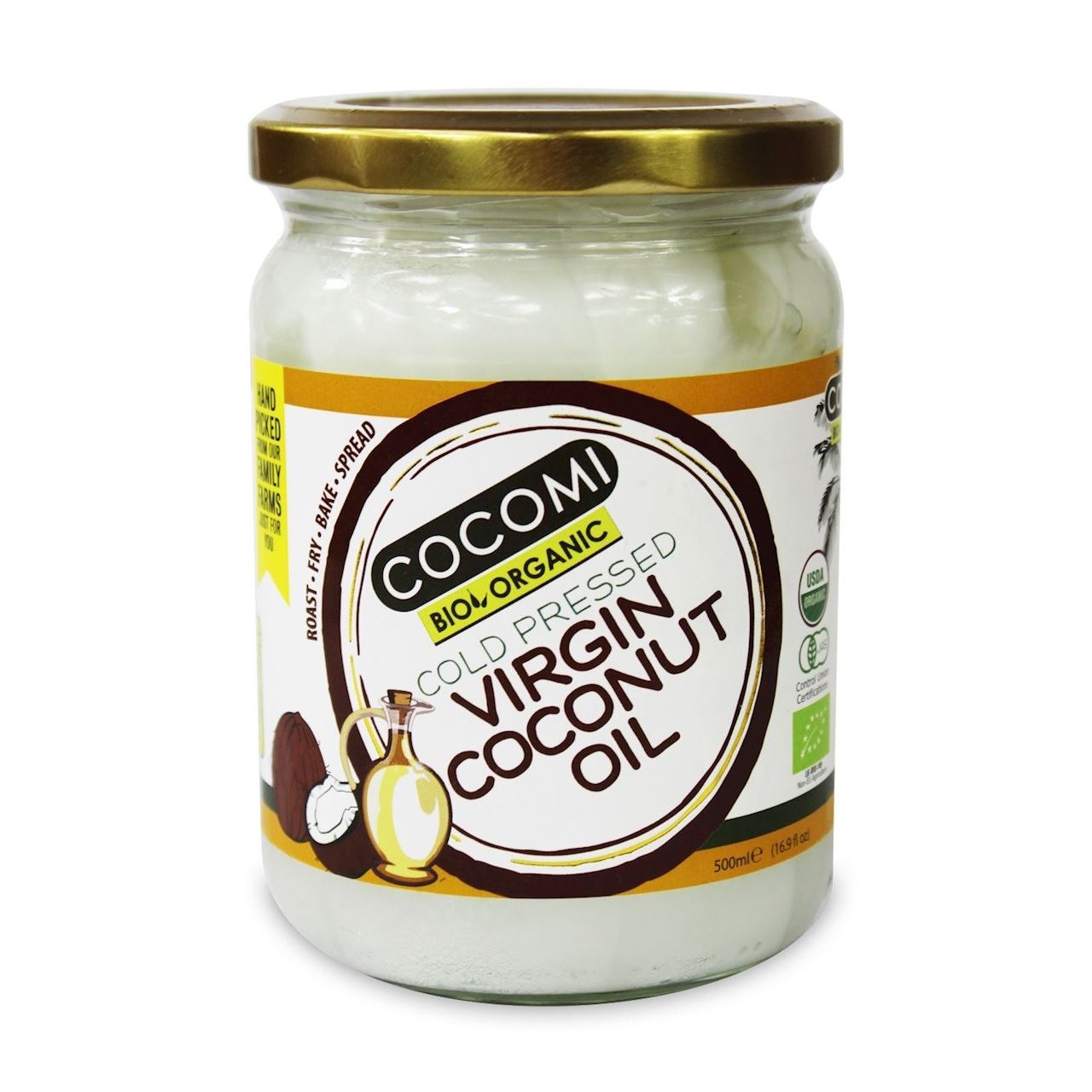 Olej kokosowy virgin BIO 500 ml - Cocomi