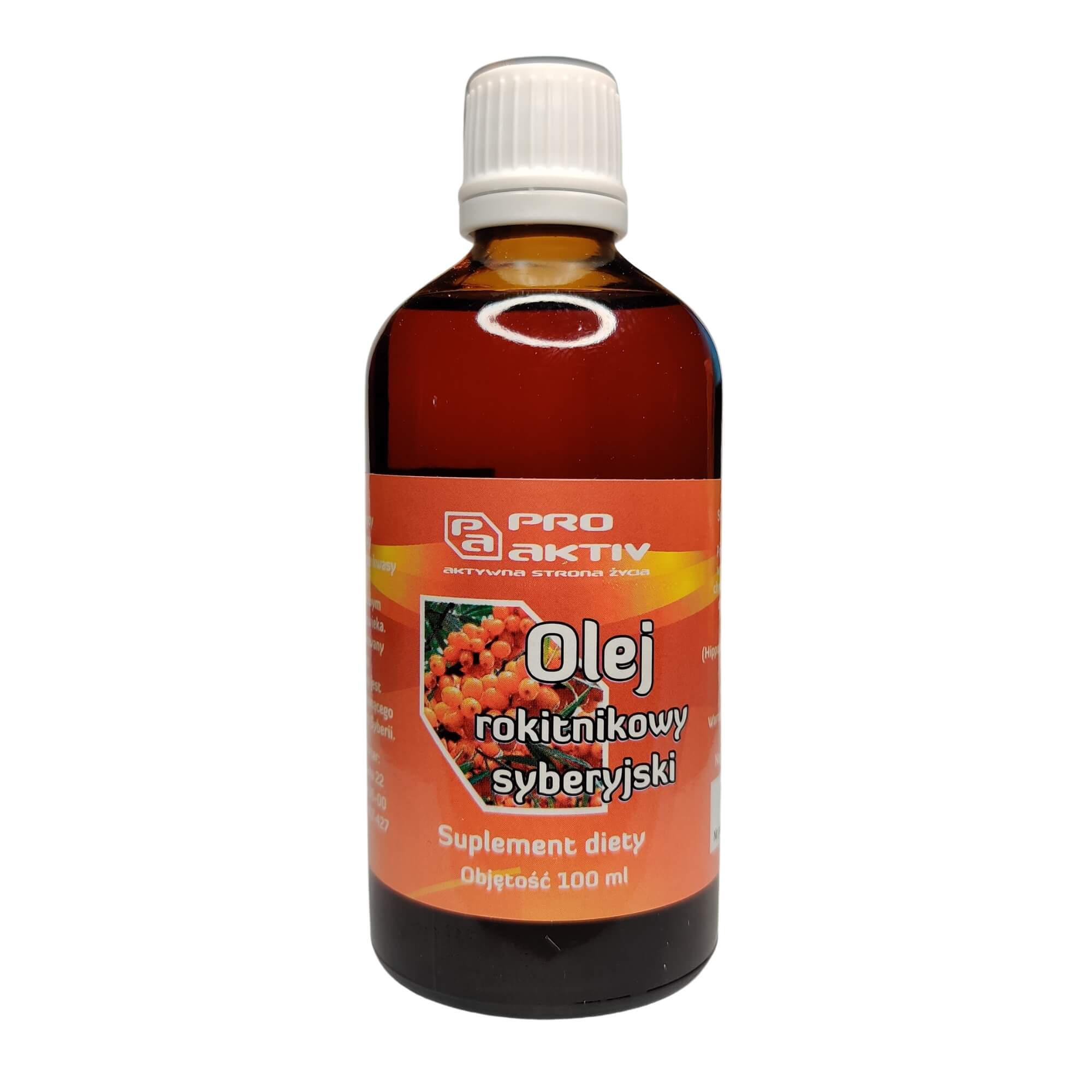 Olej rokitnikowy syberyjski 100 ml - Pro Aktiv