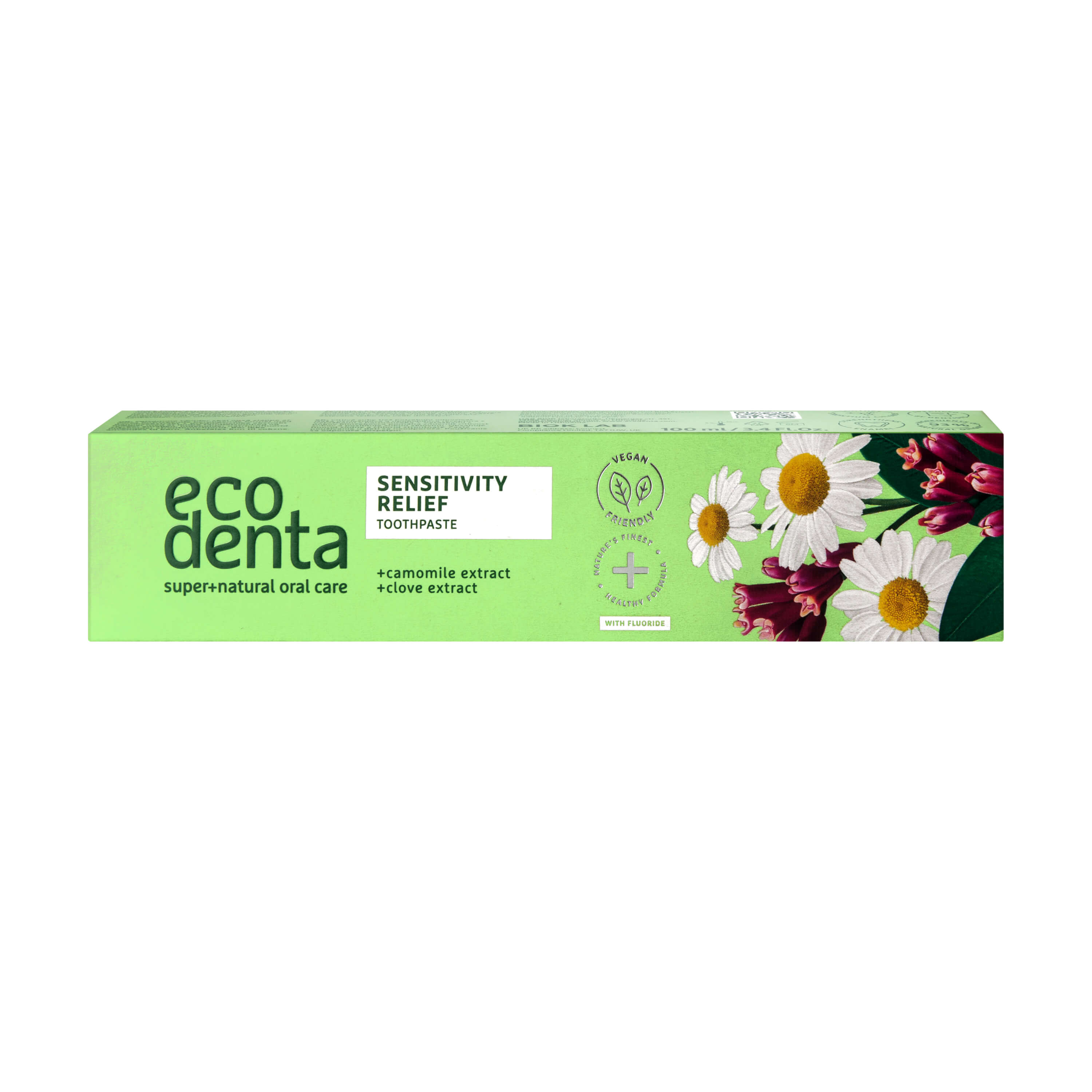 Pasta do zębów wrażliwych z rumiankiem i goździkiem (Sensitivity Relief) 100 ml - Ecodenta