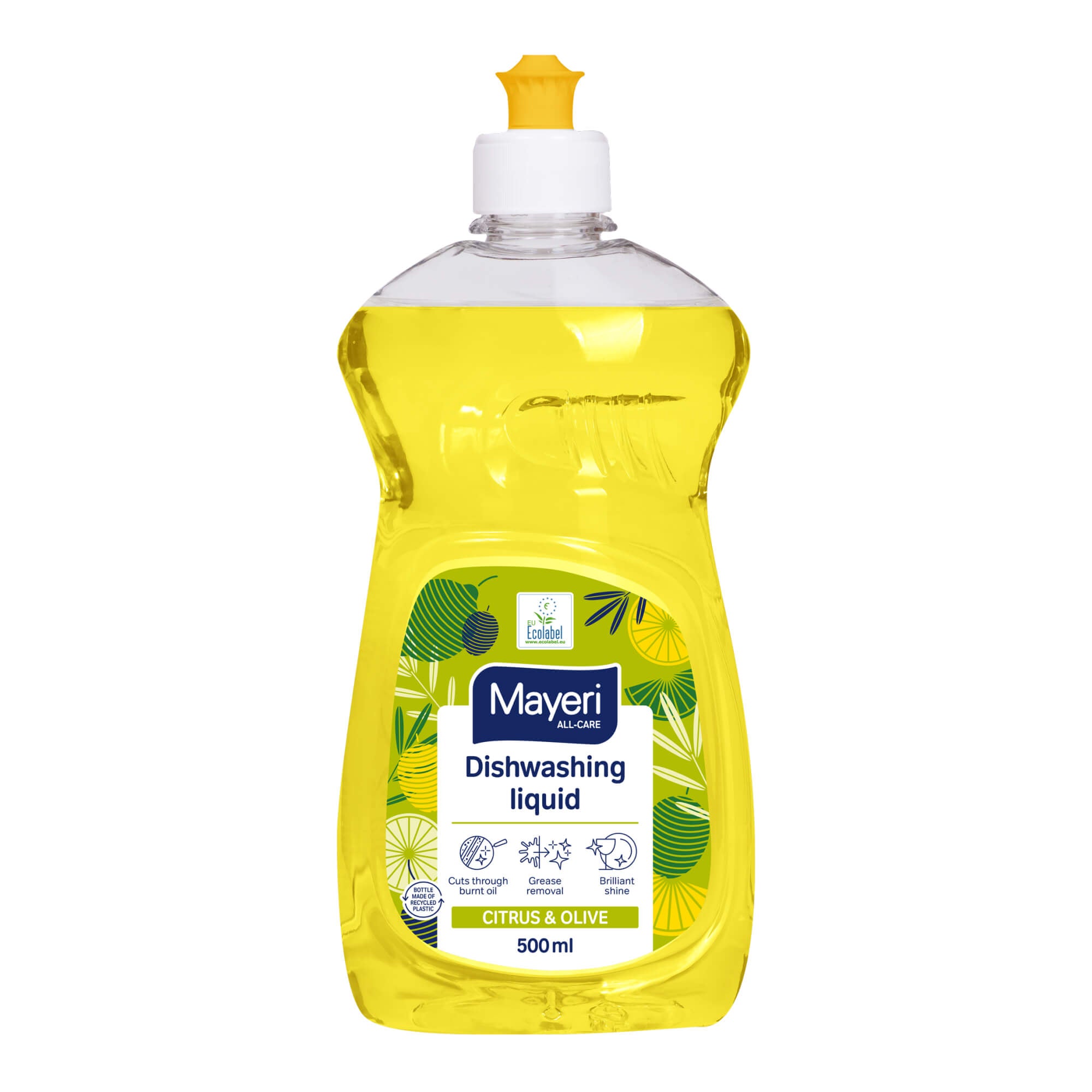 Płyn do mycia naczyń cytrynowo-oliwkowy BIO 500 ml - Mayeri