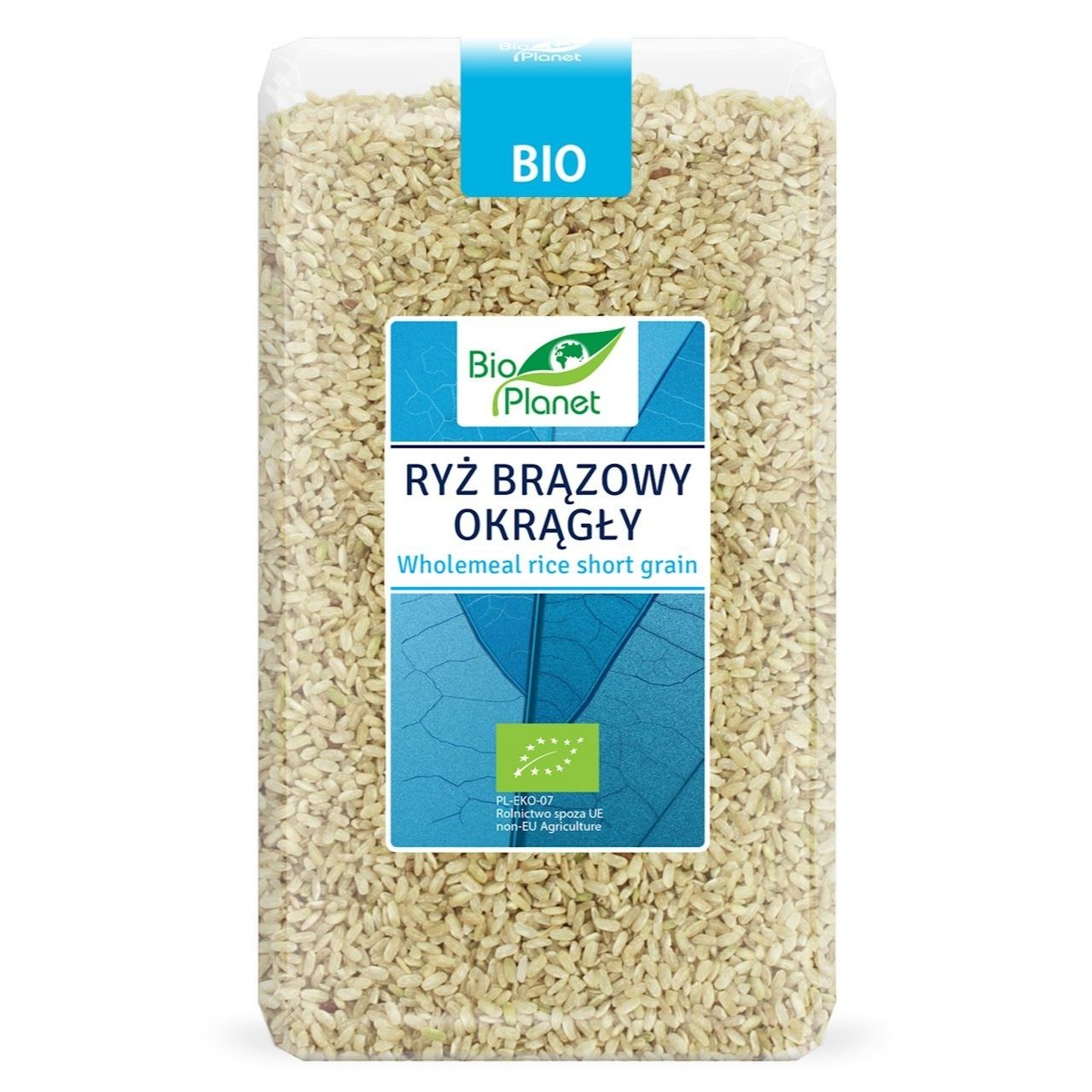 Ryż brązowy okrągły BIO 1 kg - Bio Planet