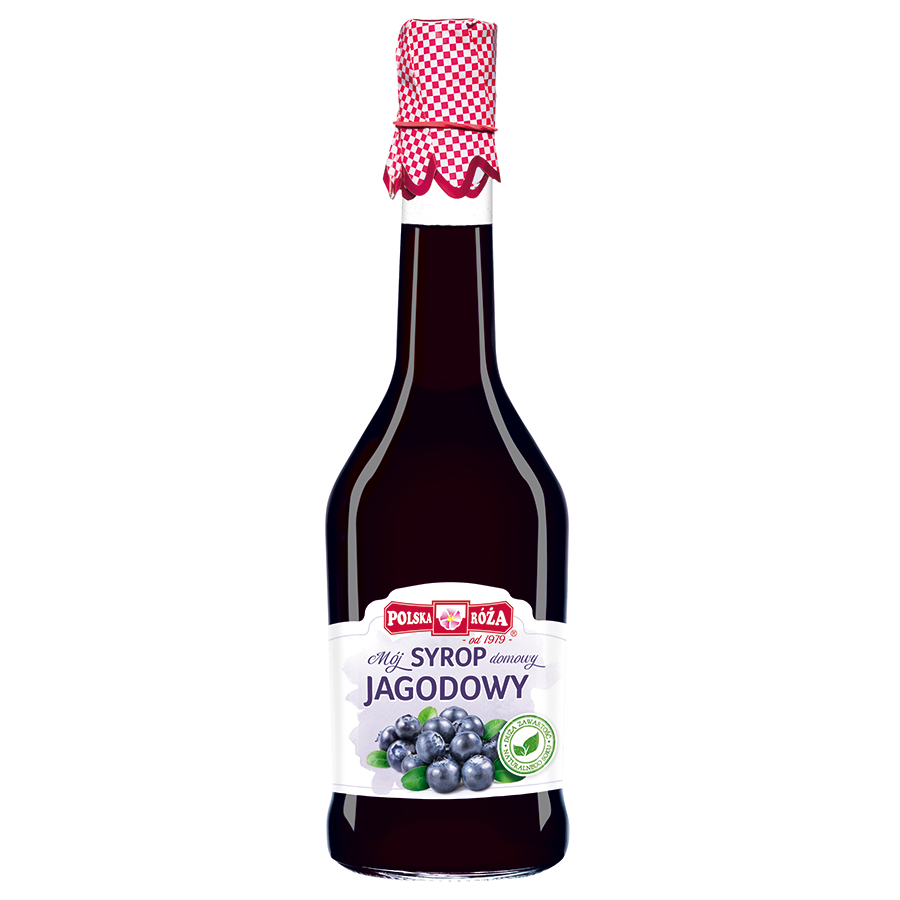 Syrop jagodowy 500 ml - Polska Róża