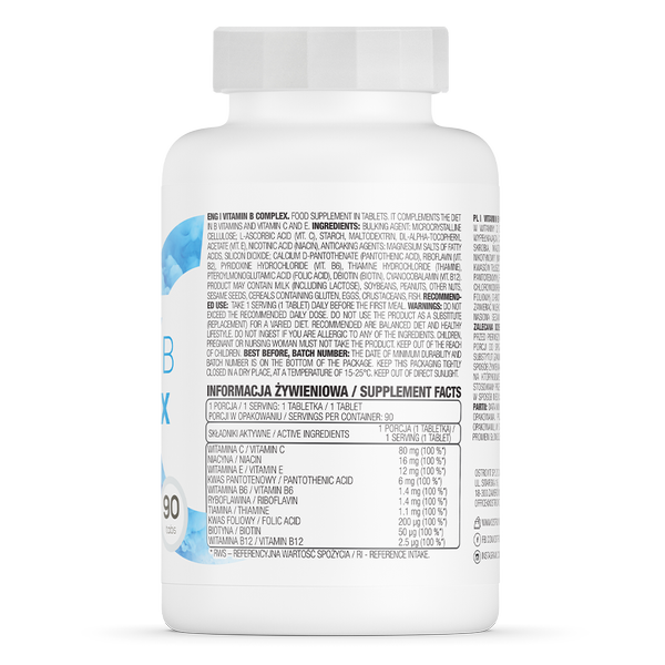 Witamina B Complex 90 tabletek - OstroVit