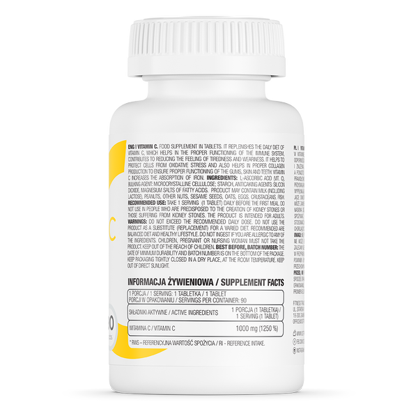 Witamina C 90 tabletek - OstroVit