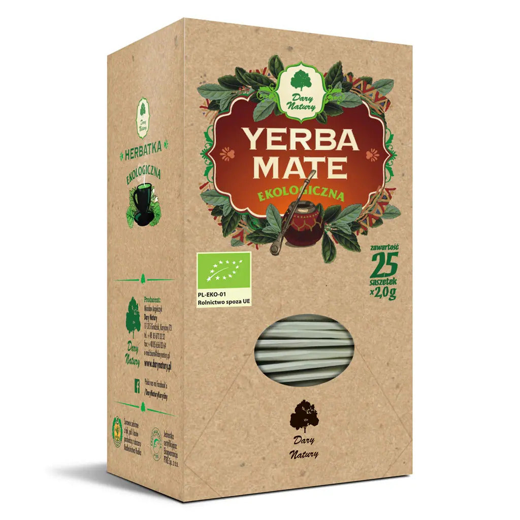 Yerba Mate BIO (25 × 2 g) 50 g - Dary Natury